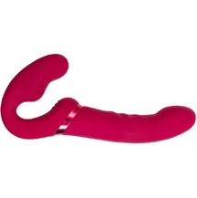 Безремневой страпон Lapis Lovense с вибрацией красный