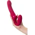 Безремневой страпон Lapis Lovense с вибрацией красный фото 6