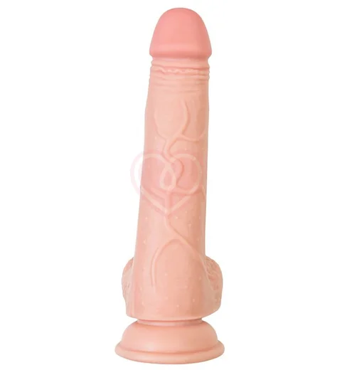 Реалистичный гнущийся фаллоимитатор на присоске My Babe My Darling телесный 17 см фото 2