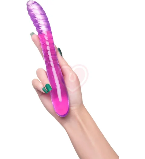 Двусторонний фаллоимитатор A-Toys by Toyfa Frica фиолетовый фото 2