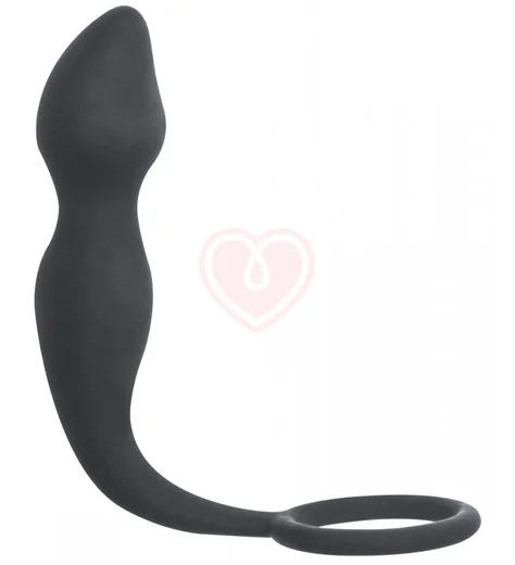 Анальный стимулятор с эрекционными кольцом Spice It Up Sensation серый фото 1