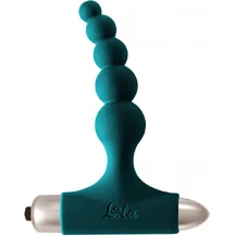 Анальный вибростимулятор с бусинами Spice it up New Edition Splendor зелёный