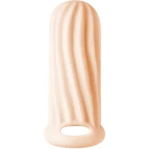 Насадка для увеличения диаметра с двусторонним рельефом Homme Wide для 9-12 см телесная