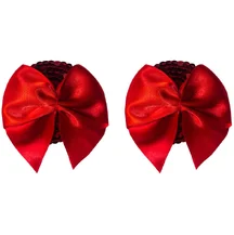 Пэстисы Burlesque Blaze круги с бантиками красные