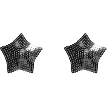 Пэстисы Burlesque Tempest звездочки из пайеток серебряные