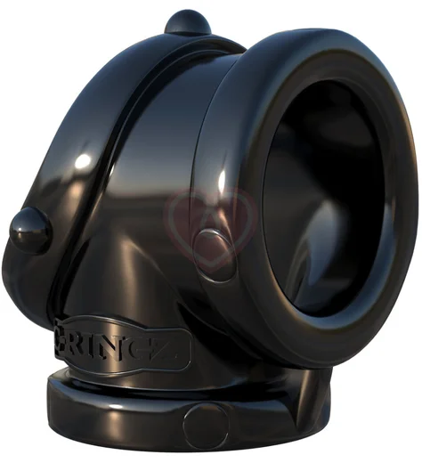 Эрекционное кольцо Rock Hard Cock Pipe чёрное фото 1