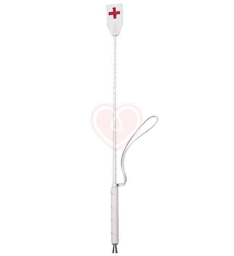 Стек Sitabella кожаный 70 см белый с красным крестом фото 1