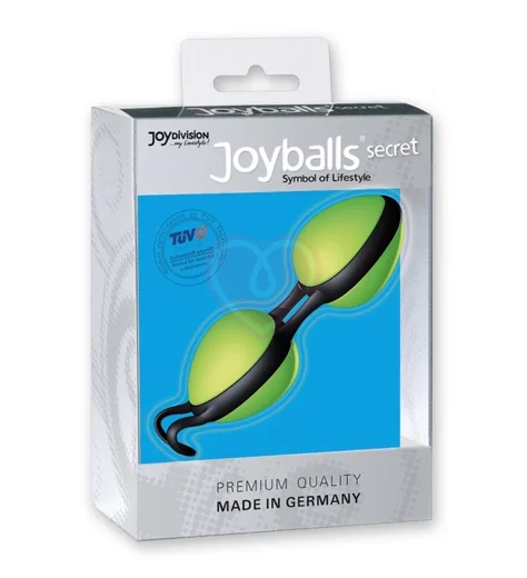 Вагинальные шарики Joyballs Secret зелёные фото 2