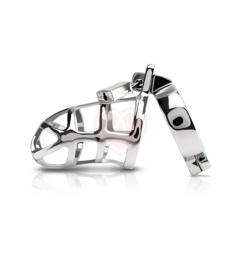 Сбруя на пенис Metal Worx-Cock Cage металлическая в футляре фото 1