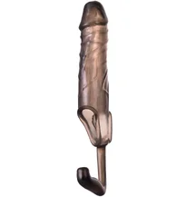 Удлиняющая насадка на пенис ToyFa Xlover чёрная