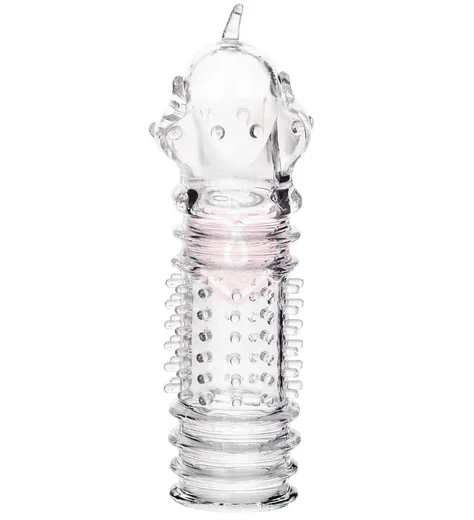 Прозрачная насадка на пенис для дополнительной стимуляции ToyFa A-Toys фото 1