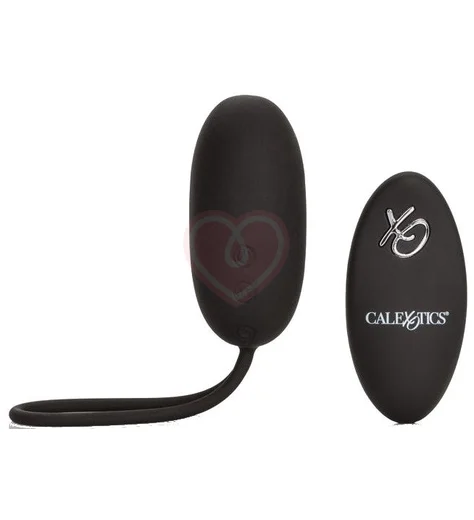 Виброяйцо с пультом управления Silicone Remote Egg чёрное фото 1