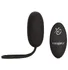 Виброяйцо с пультом управления Silicone Remote Egg чёрное фото 1