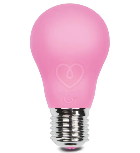 Силиконовая лампочка с вибрацией Gvibe Gbulb розовая фото 1