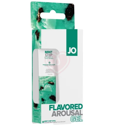 Охлаждающий гель для клитора System JO Mint Chip Chill мятный шоколад 10 мл фото 3
