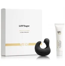 Виброкольцо с уточкой YESforLOV Finger чёрное