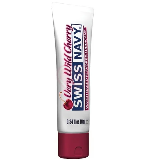 Съедобный лубрикант Swiss Navy Very Wild Cherry со вкусом Черешня 10 мл фото 1