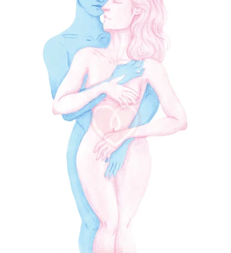 Открытка Нежное объятие фото 1