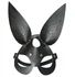 Маска зайки с узором чёрная фото 1