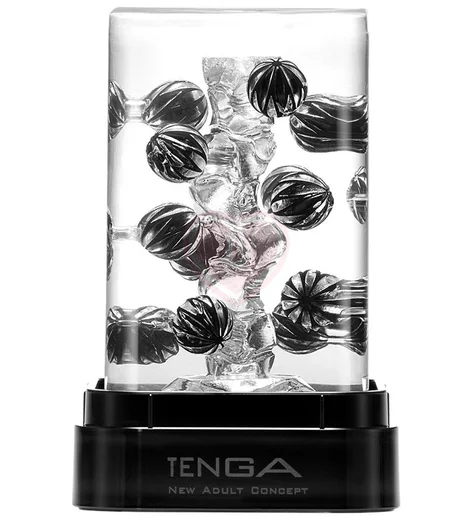 Мягкий мастурбатор с шариками Tenga Crysta Ball прозрачный фото 1