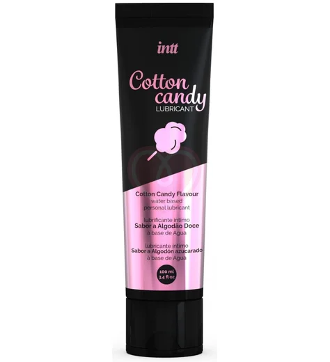 Оральный лубрикант со вкусом сахарной ваты Intt Cotton Candy 100 мл фото 1