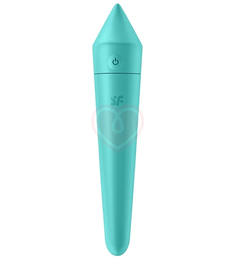 Вибропуля Satisfyer Ultra Power Bullet 8 с управлением от приложения бирюзовая фото 1