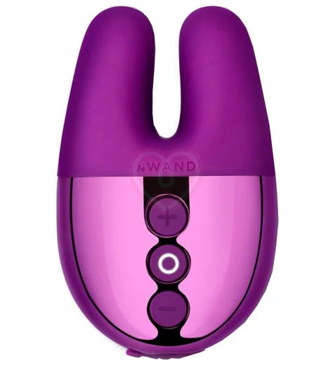 Мини-вибратор с двумя кончиками Le Wand Double Vibe фиолетовый фото 1
