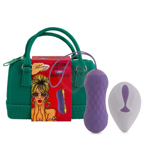 Виброяйцо Motion Love Balls Jivy с пультом управления фото 1