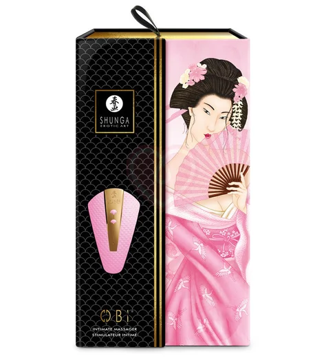 Мини-вибратор Shunga OBI нежно-розовый фото 2