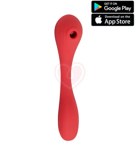 Вибратор с вакуумной стимуляцией Magic Motion Bobi красный фото 1