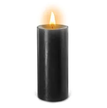 Низкотемпературная свеча для ваксплея Fetish Tentation чёрная