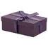 Подарочная коробка Ежевика 19х12 см фиолетовая фото 1