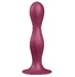 Фаллоимитатор Satisfyer Double Ball-R с внутренними шариками бордовый фото 1