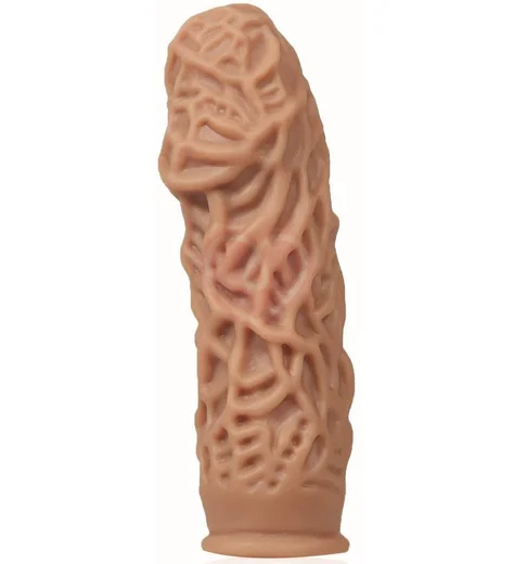 Стимулирующая насадка с рельефными складочками Kokos Extreme Sleeve ES012-M фото 1