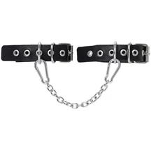 Оковы с люверсами Pecado BDSM черные