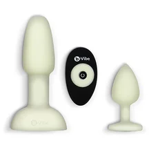 Набор для анальной стимуляции светящийся в темноте b-Vibe Asstronaut Glow In The Dark Set