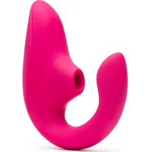 Вибратор для зоны G c бесконтактной стимуляцией клитора Womanizer Blend малиновый