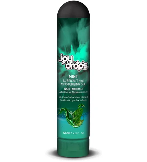 Лубрикант на водной основе Joydrops Mint с ароматом мяты 125 мл фото 1