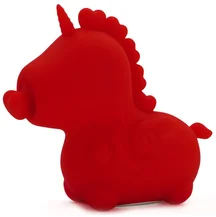 Клиторальный вибратор Unihorn Cupid's Beau с функцией пульсации красный