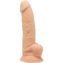 Реалистичный фаллоимитатор Silexd Model 3 20 см телесный