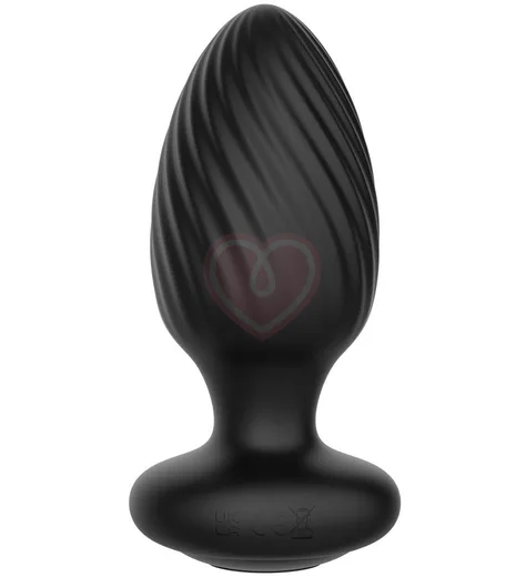 Анальная вращающаяся вибропробка Nexus Tornado Extra Large чёрная фото 1