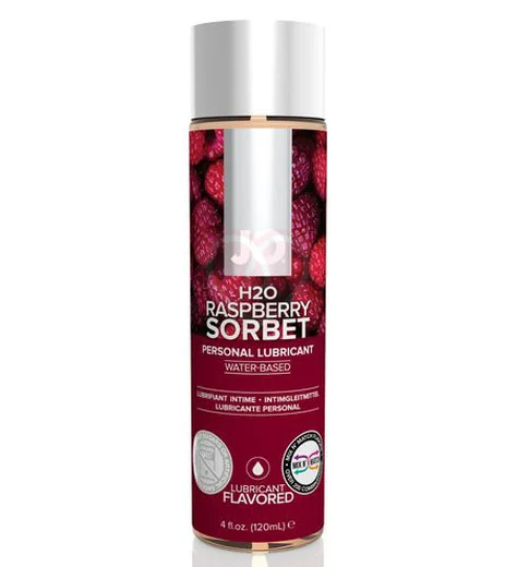 Съедобный лубрикант System JO H2O Flavored Raspberry Sorbet с ароматом Малина 120 мл фото 1