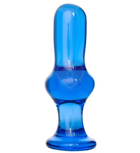 Стеклянная анальная пробка Sexus Glass Tower фото 1