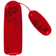 Виброяичко с пультом Bullet in Red