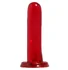 Прямой фаллоимитатор Basix Smoothy 13 см красный фото 1