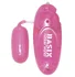 Виброяйцо с пультом Basix Rubber Works Jelly Egg розовое фото 1