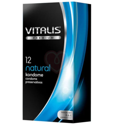 Классические презервативы Vitalis Premium Natural 12 шт фото 1