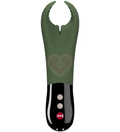 Вибратор с ласкающими кончиками Fun Factory Manta зелёный фото 1