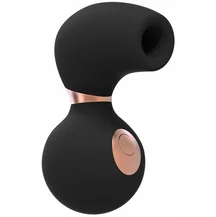 Клиторальный стимулятор с вибрацией Irresistible Invincible чёрный