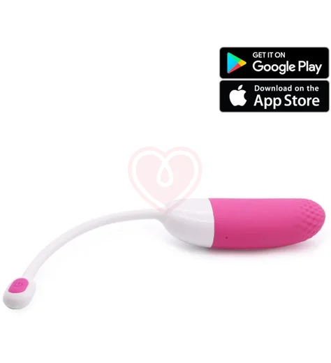 Виброяйцо с управлением со смартфона Magic Vini розовое фото 1